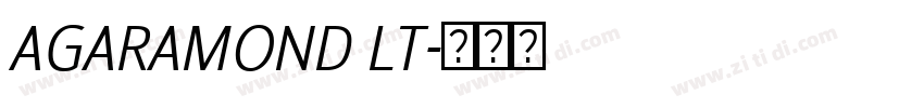 AGARAMOND LT字体转换